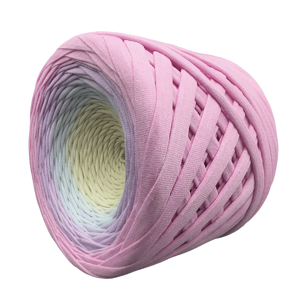 Hand-dyed T-Shirt Yarn - Marshmallows