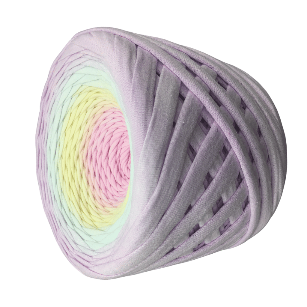 Hand-dyed T-Shirt Yarn - Marshmallows