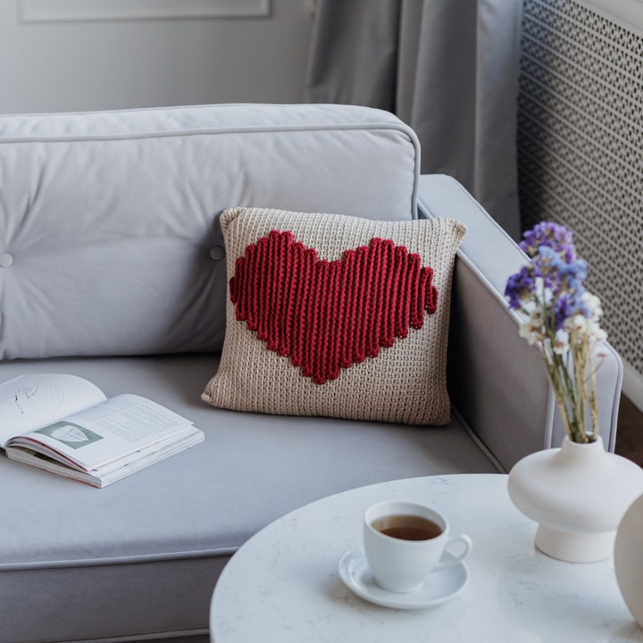 Crochet Pattern - Pillowcase "Valentine"