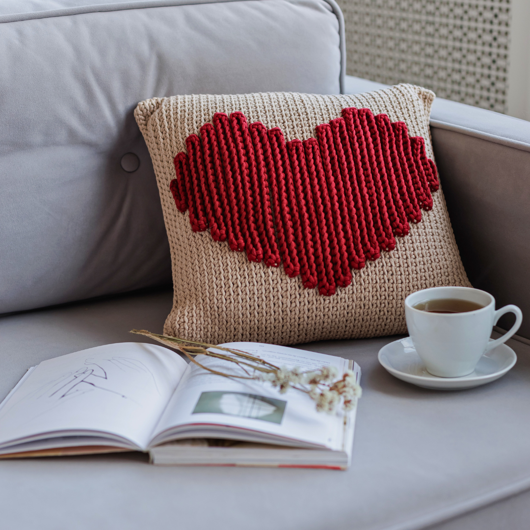 Crochet Pattern - Pillowcase "Valentine"