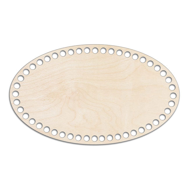 Wooden base - Oval