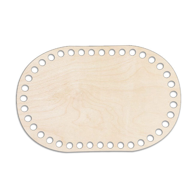 Wooden base - Oval (rounded rectangle)